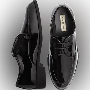 Pronto Uomo Patent Tuxedo Shoes